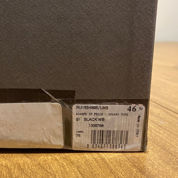 Rick Owens Black Textured Leather - Picture 5 of 5